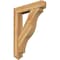 Ekena Millwork Funston Arts & Crafts Rough Sawn Bracket, Western Red Cedar, 6"W x 36"D x 48"H BKT06X36X48FST03RWR - alternate 1